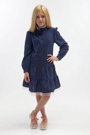 Funny Lola Fashion: Платье Лилу темно-синее РПЛ 2445 - фото 2