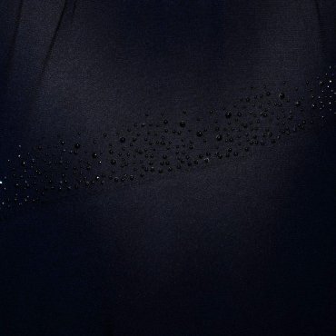 Tatiana: Юбка трикотажная с декором МИРА черная - фото 2