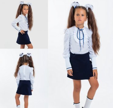 Modna Anka: Детская блузка школьная 113158 113158 - фото 4