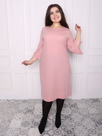 Eva Style: Батальное платье с оригинальными рукавами 1103 - фото 1