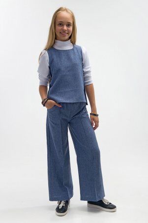 Funny Lola Fashion: Костюм Трейси синий(джинс) РКТ 2511 - фото 3