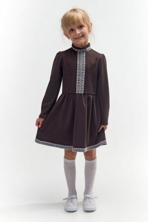 Funny Lola Fashion: Платье Мила 2 шоколадное РПМ 2475 - фото 1