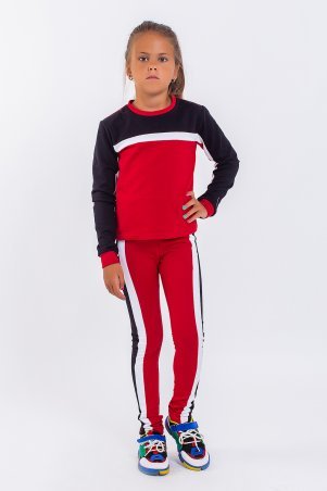 Modna Anka: Спортивный костюм для девочек 111169 красный 111169 - фото 1