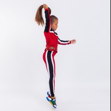 Modna Anka: Спортивный костюм для девочек 111169 красный 111169 - фото 4