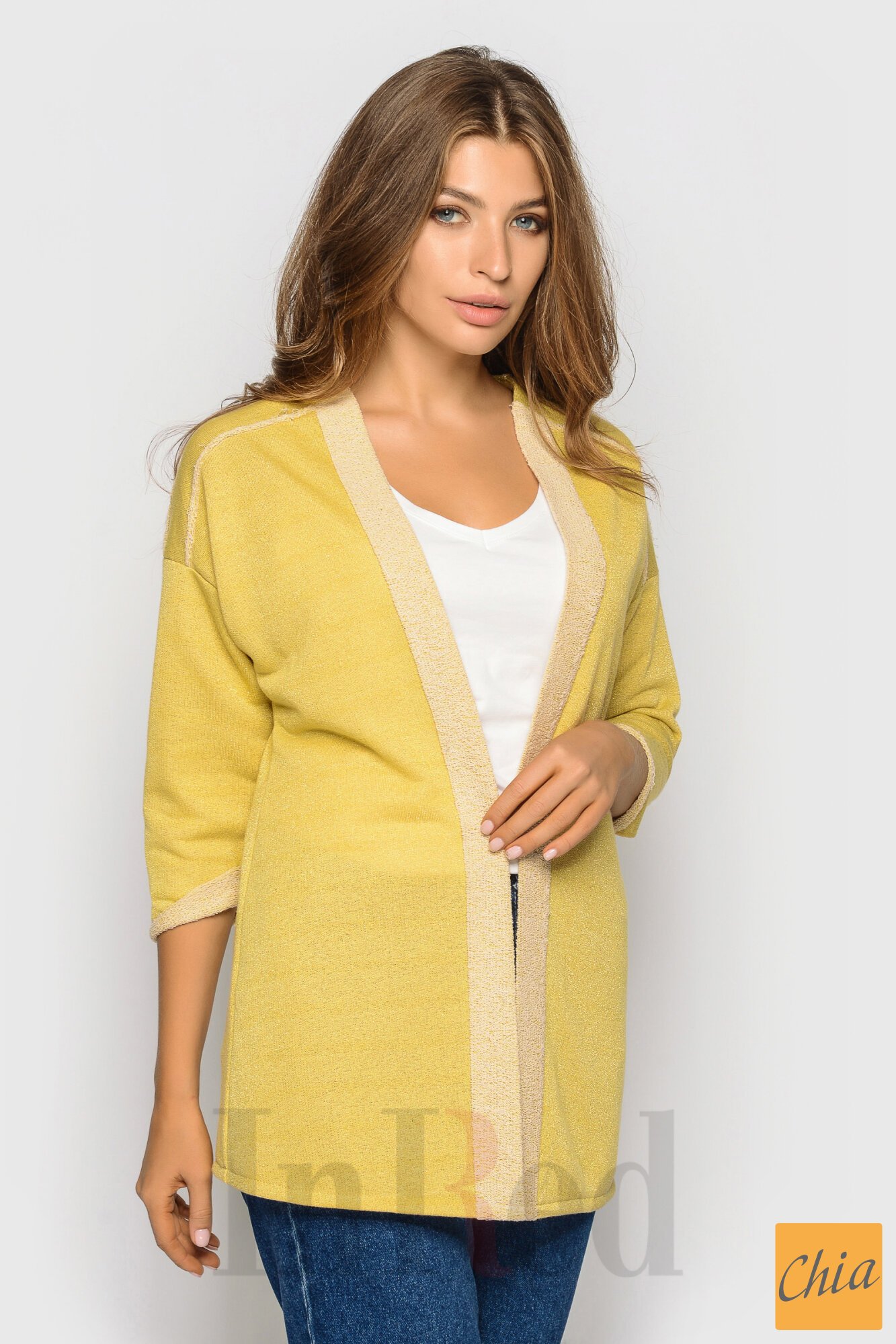 Кардиган "LIA" горчица