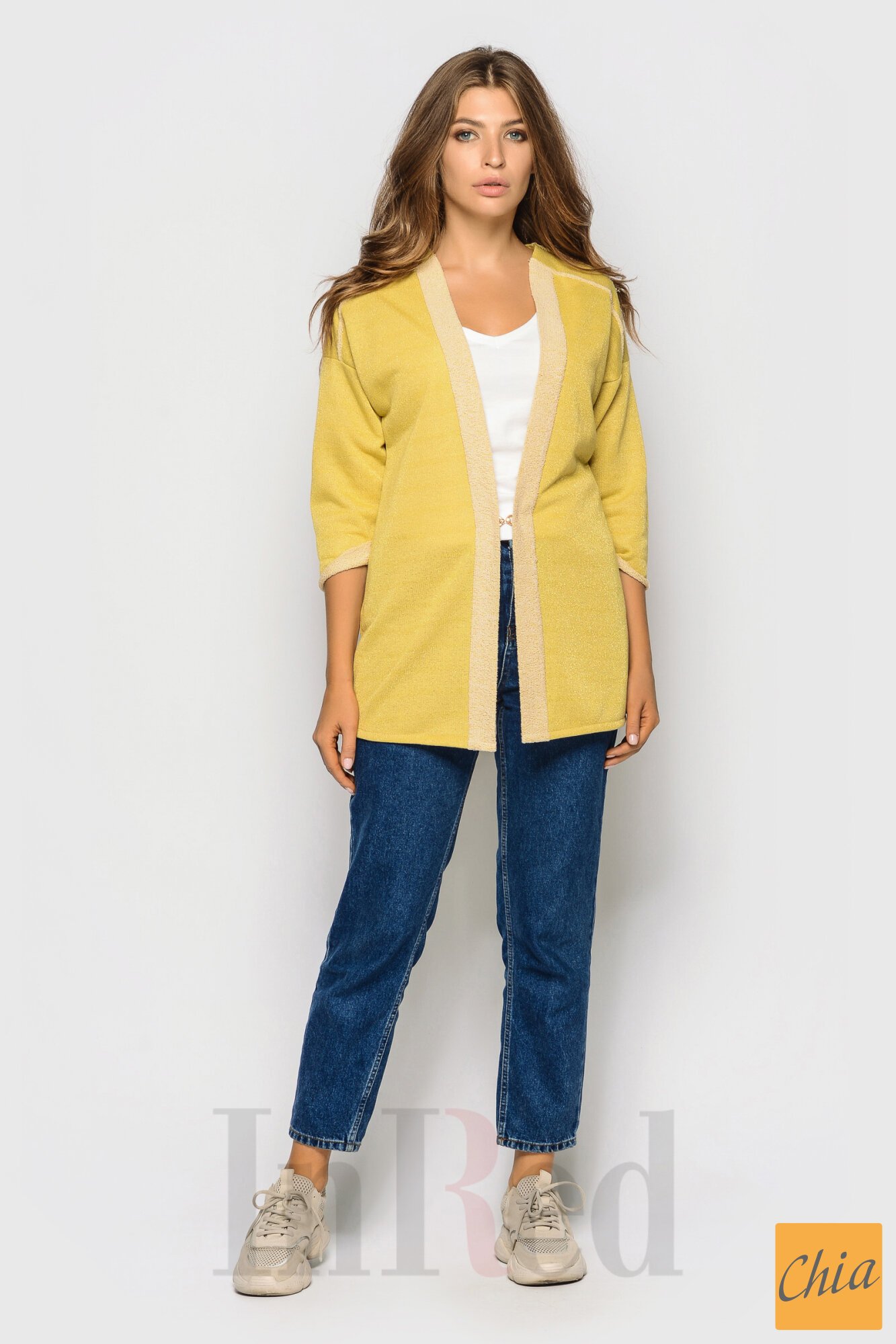 Кардиган "LIA" горчица