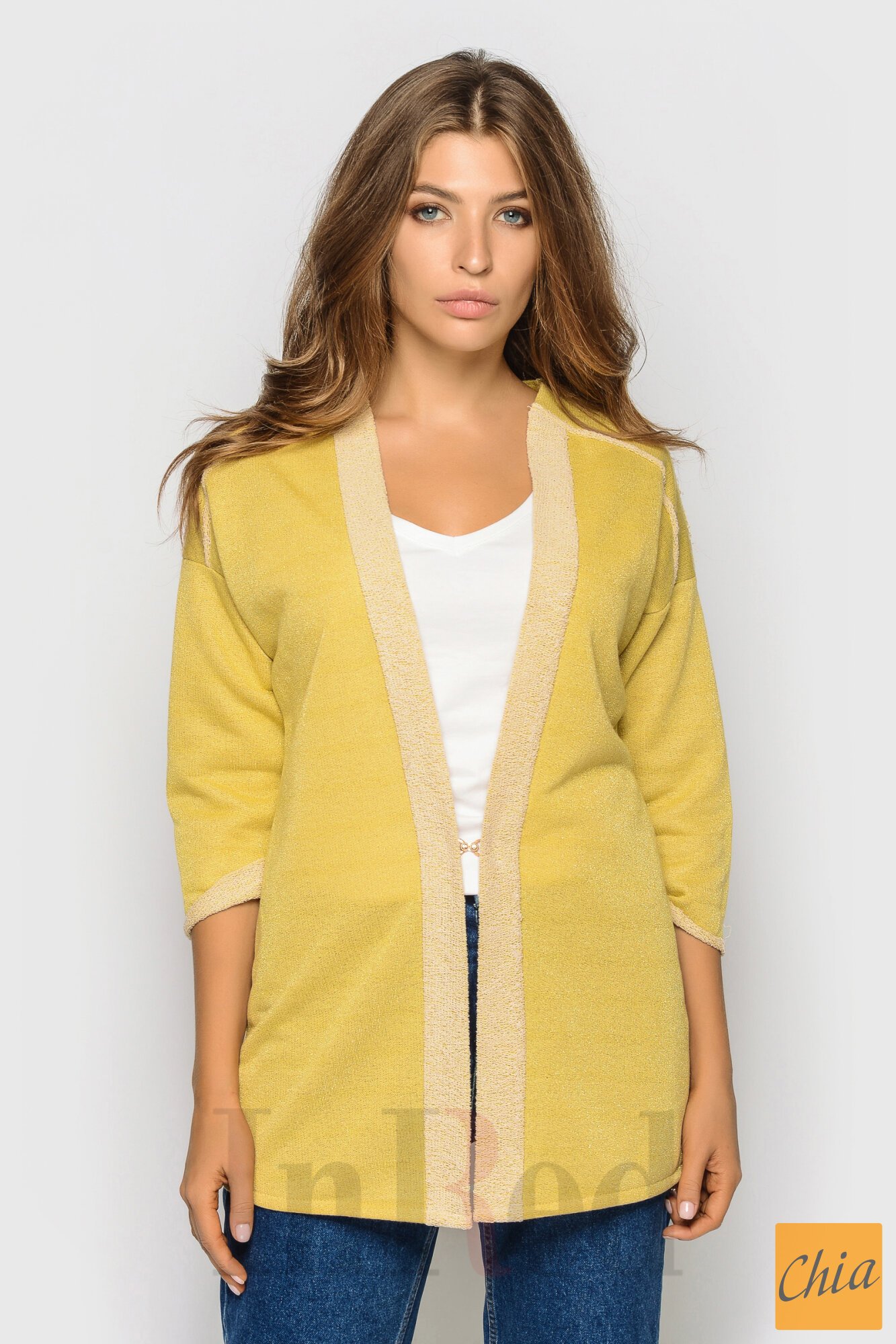 Кардиган "LIA" горчица