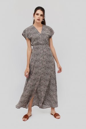Cardo: Платье "IDEO" серый с рисунком CRD1814-1007 - фото 1