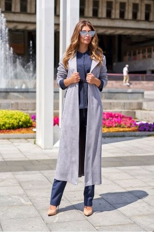 Jadone Fashion: Кардиган Юния серый - фото 1