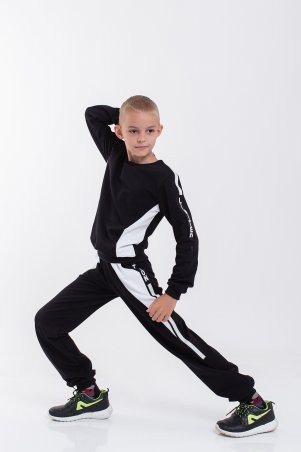 Modna Anka: Детский спортивный костюм 111175 черный 111175 - фото 4