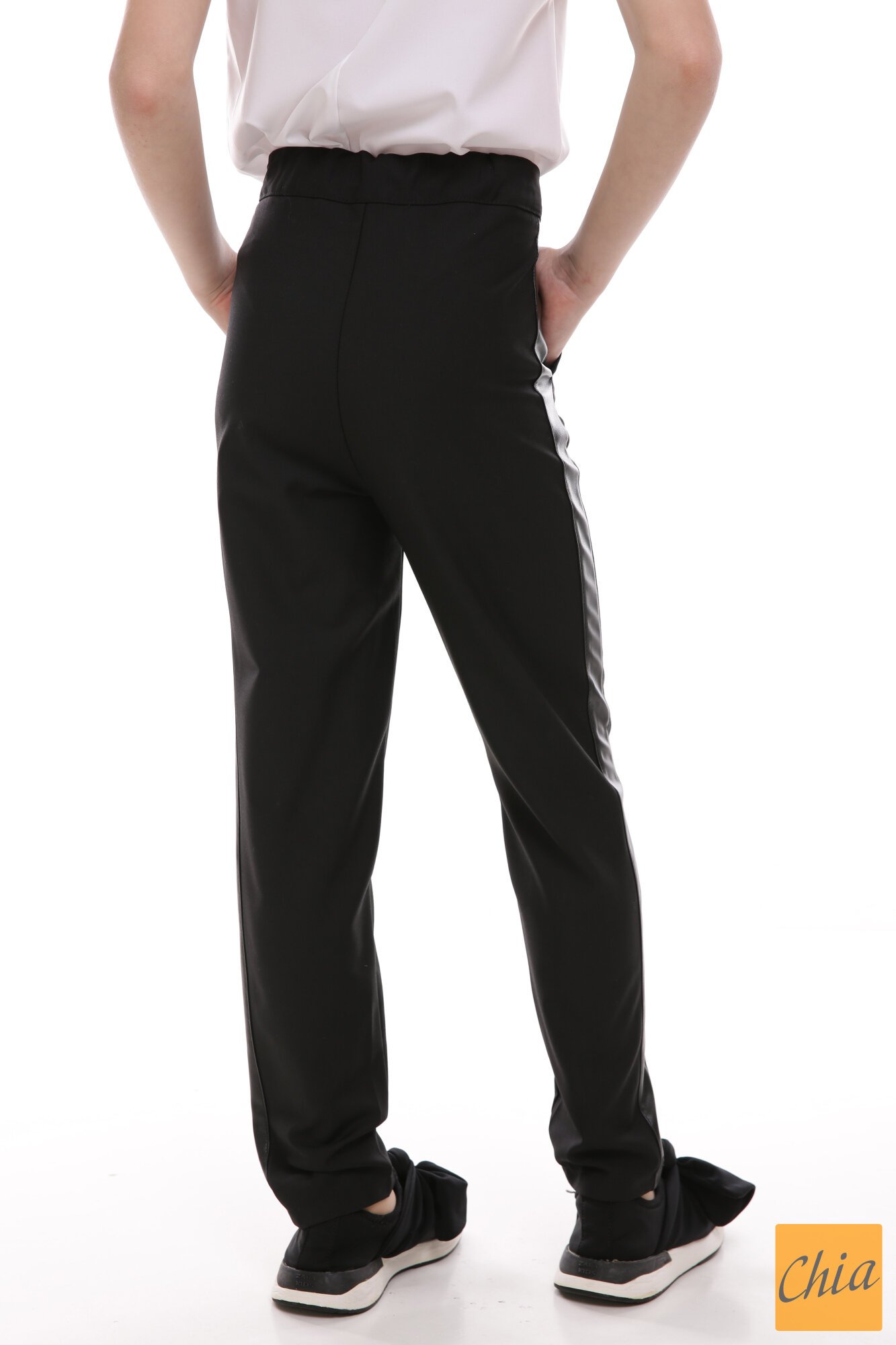 Брюки Элис без лампаса черный