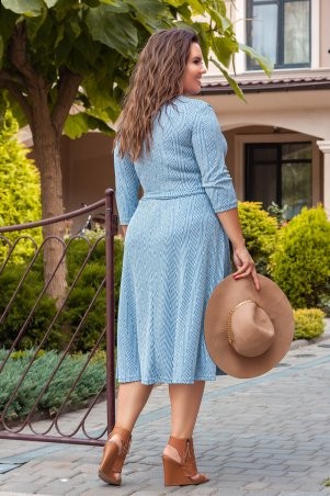 New Style: Платье 1386_голубой - фото 4