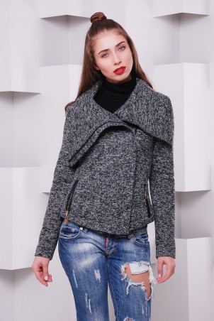 TessDress: Стильная женская куртка "Шанталь" Gray 3072 - фото 1