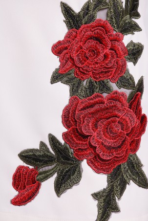 TessDress: Платье с декоративной вышивкой "Роза" 1451 - фото 3