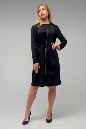 First Land Fashion: Платье Манго черное СПМ2612 - фото 3