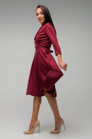 First Land Fashion: Платье Венера бордовое СПВ2582 - фото 3