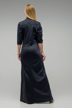First Land Fashion: Платье Антарес темно-серое СПА2563 - фото 3
