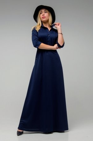 First Land Fashion: Платье Антарес синее СПА2561 - фото 1