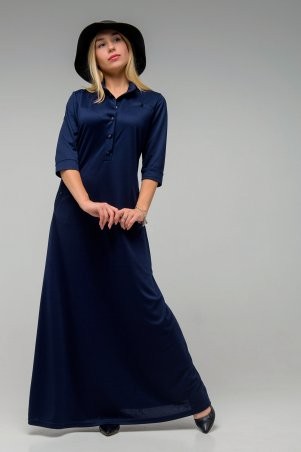 First Land Fashion: Платье Антарес синее СПА2561 - фото 2