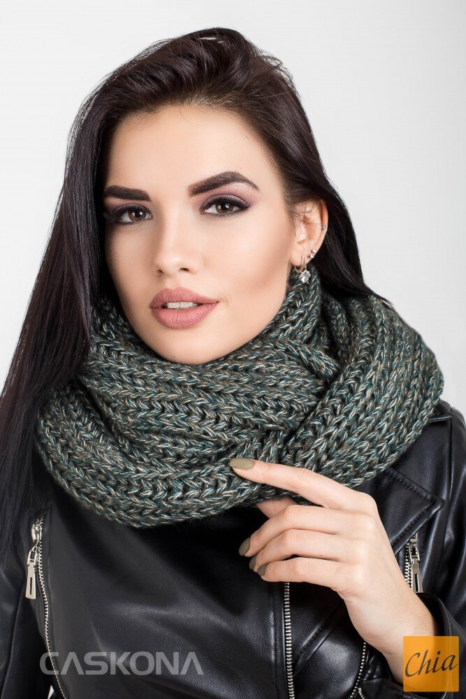 INFINITY LUNA СНУД зеленый меланж