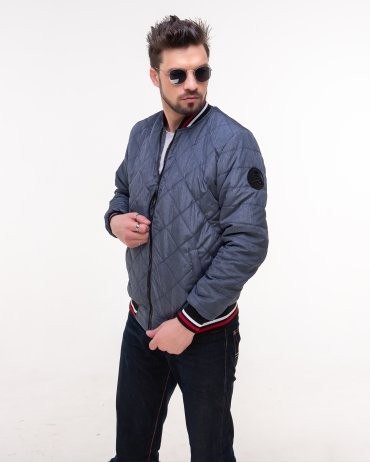 Vizavi: Стильная куртка мужская - бомбер 1188 - фото 3