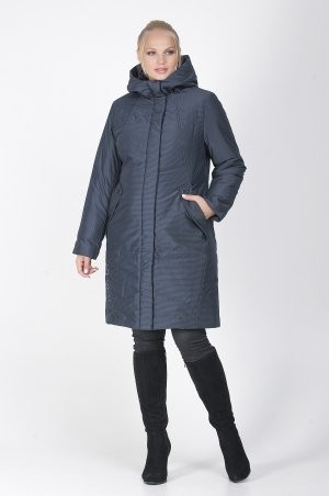 Caramella: Зимнее пальто синее CR-50163-BLU - фото 1