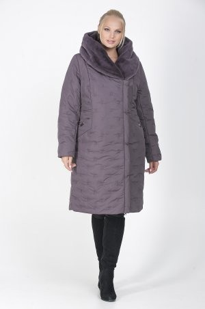 Caramella: Зимнее пальто с отделкой CR-50160-BLIL - фото 1