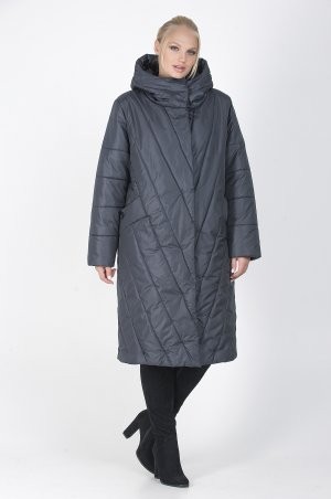 Caramella: Зимнее пальто темно-синее CR-50159-BLU - фото 1