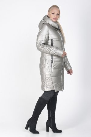 Caramella: Зимнее пальто серебро CR-50158-SLV - фото 2
