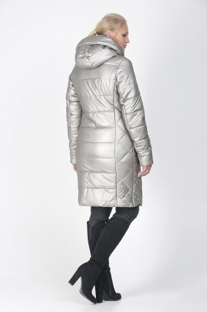 Caramella: Зимнее пальто серебро CR-50158-SLV - фото 3