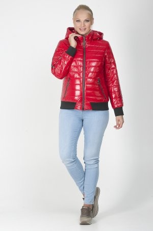 Caramella: Короткая куртка красная CR-50153-RED - фото 1
