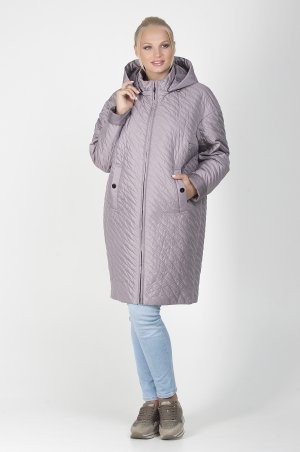 Caramella: Пальто демисезонное лиловое CR-50152-LIL - фото 1