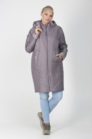 Caramella: Пальто демисезонное лиловое CR-50152-BLIL - фото 1