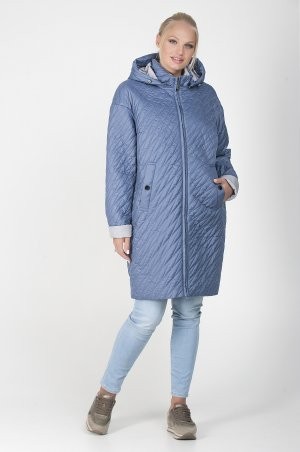 Caramella: Пальто демисезонное голубое CR-50152-CYP - фото 1