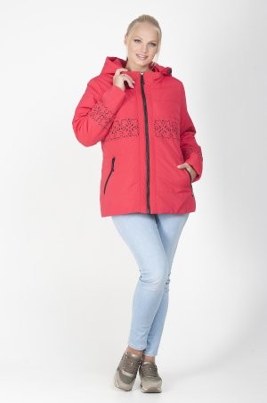 Caramella: Демисезонная куртка красная CR-50151-RED - фото 1