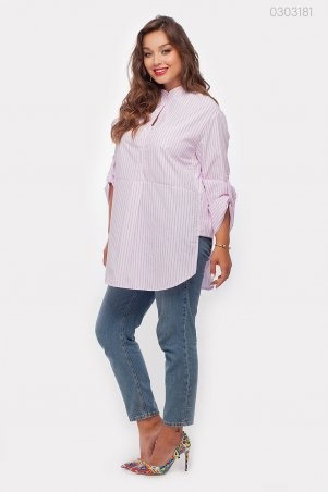 PEONY: Полосатая Рубашка-Блузка Кано 0303181 - фото 3
