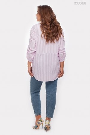 PEONY: Полосатая Рубашка-Блузка Кано 0303181 - фото 4