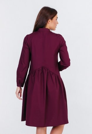 Bessa: Платье-рубашка со скошенным воланом 1880 - фото 3