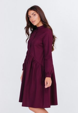 Bessa: Платье-рубашка со скошенным воланом 1880 - фото 4