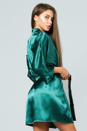 GHAZEL: Элегантный Домашний Шелковый Халат 17111-05 - фото 3