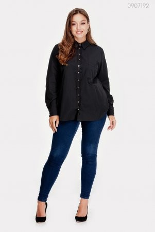 Черная Рубашка Из Коттона Гамс