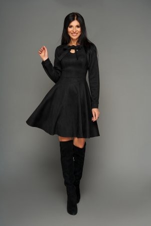 Jadone Fashion: Платье Хайди черный - фото 1