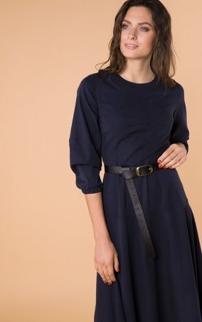 MR520: Элегантное платье в винтажном стиле MR 229 2305 0919 Dark Blue - фото 1