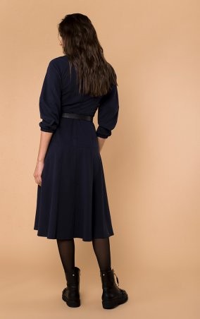 MR520: Элегантное платье в винтажном стиле MR 229 2305 0919 Dark Blue - фото 5