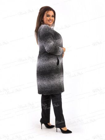 Ninele Style: Элегантное серое женское пальто 384-1 - фото 4