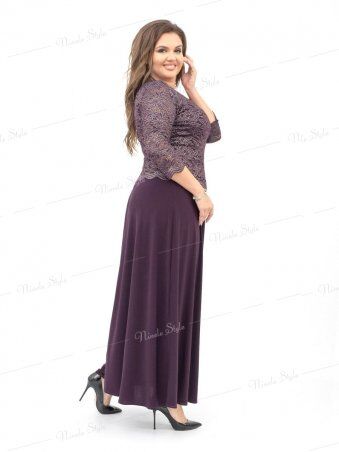 Ninele Style: Нарядное вечернее фиолетовое женское платье модель 316-3 - фото 2