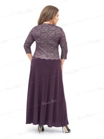 Ninele Style: Нарядное вечернее фиолетовое женское платье модель 316-3 - фото 4