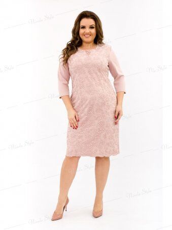 Ninele Style: Великолепное нарядное розовое женское платье 334-6 - фото 2
