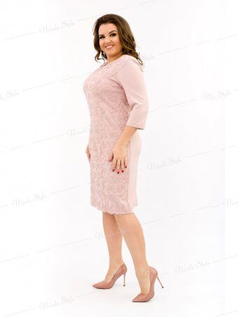 Ninele Style: Великолепное нарядное розовое женское платье 334-6 - фото 3