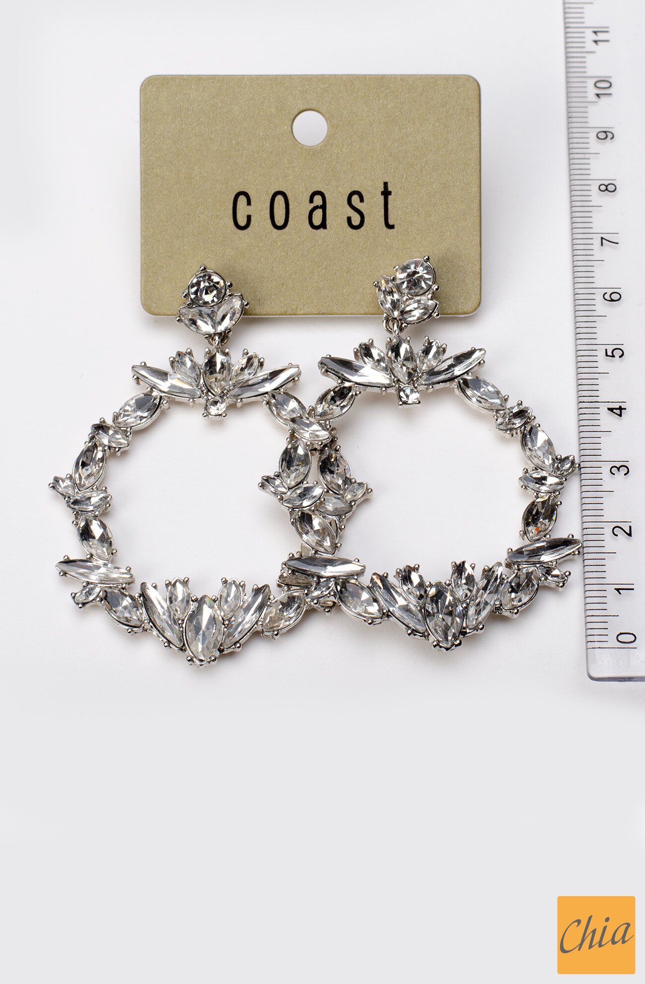 Серьги-кольца coast